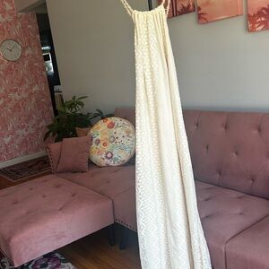 Everleigh Elegant White whimsical  Maxi Dress